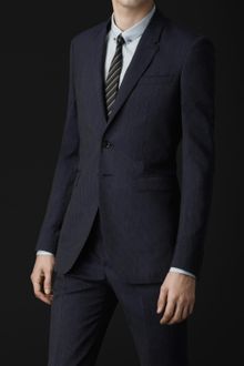 Burberry Prorsum Skinny Fit Wool Pinstripe Jacket - Lyst