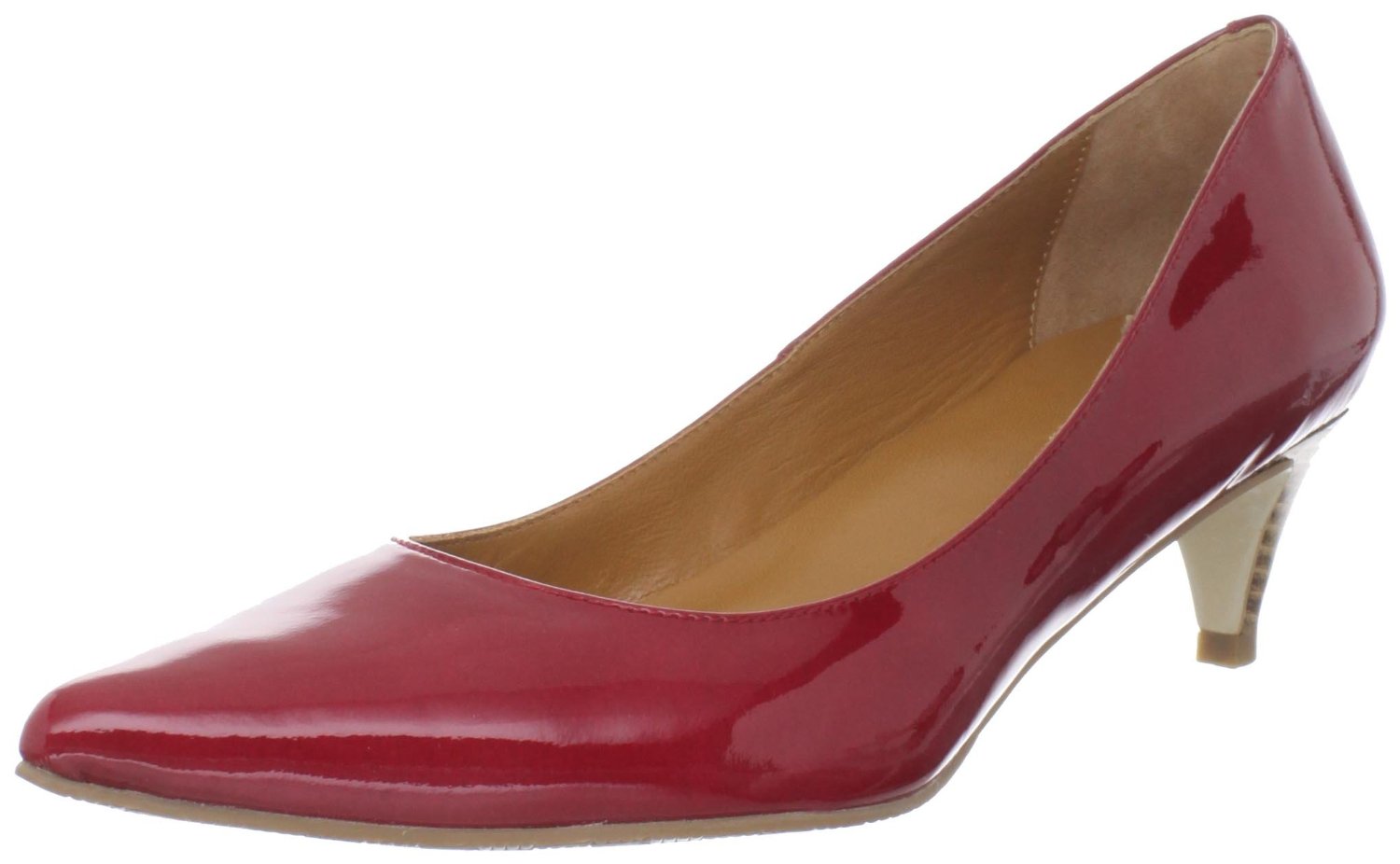 cole haan red patent leather pumps
