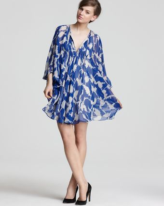 Diane Von Furstenberg Printed Dress New Fleurette - Lyst