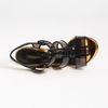Dolce & Gabbana Sandal in Black (black pvc/ gold leather) - Lyst