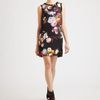 Dolce & Gabbana Floral Shift Dress in Black - Lyst