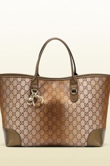 Gucci Heart Bit Charm Tote - Lyst