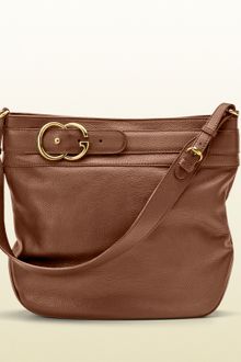 Gucci Ride Large Shoulder Bag With Double G Detail - Lyst