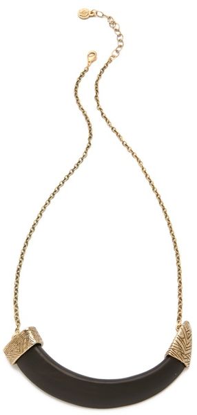 House Of Harlow Horizontal Horn Necklace - Lyst
