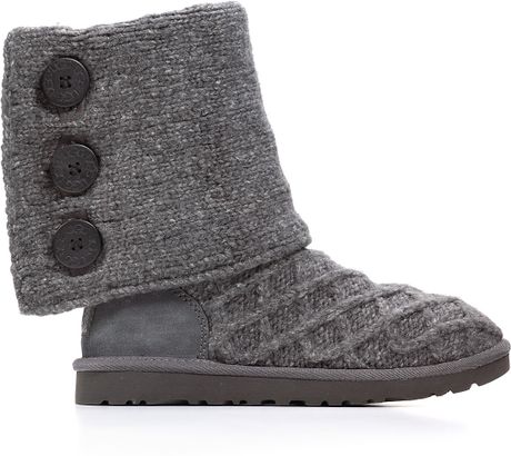 Gray Knitted Uggs