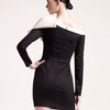 Valentino Bow Shoulder Long Sleeve Dress in Black - Lyst
