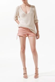 Zara Seed Stitch Jumper - Lyst