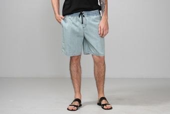 A.ok Surfer Shorts Worn Denim - Lyst