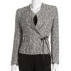 Armani Tweed Wrapfront Jacket in Gray (010multi) - Lyst