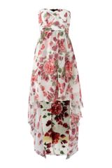Ax Paris Ax Paris Floral Print Drop Back Dress