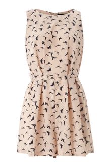 Ax Paris Swallow Print Playsuit - Lyst