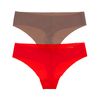 Calvin Klein Invisibles Thong  in Red (french roast) - Lyst