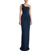 J. Mendel One Shoulder Gown in Blue - Lyst