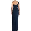J. Mendel One Shoulder Gown in Blue - Lyst