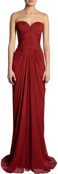 J. Mendel Sweetheart Bodice Gown - Lyst