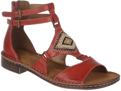 Naturalizer Reconnect Sandals in Red (red pepper) | Lyst