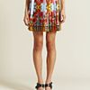 Givenchy Givenchy Womens Multiple Pleat Highwaisted Print Skirt in Multicolor (multicolour) - Lyst