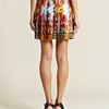 Givenchy Givenchy Womens Multiple Pleat Highwaisted Print Skirt in Multicolor (multicolour) - Lyst