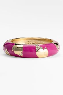 Sequin Large Seashell Enamel Bangle - Lyst