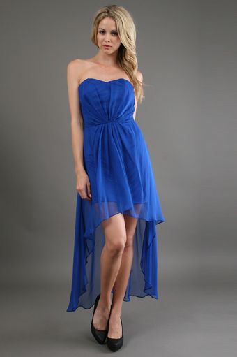 Alexia Admor High Low Dress in Princess Blue - Lyst
