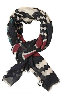 Burberry Prorsum Printed Modal Cashmere Light Gauze Scarf - Lyst