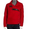 Dkny Funnel Collar Coat in Red - Lyst