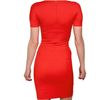 Dsquared2 Stretch Cady Dress in Orange (coral) - Lyst