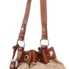 Fossil Maddox Signature Drawstring Hobo in Brown (tan) - Lyst