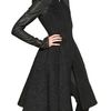 Gareth Pugh Nappa Sleeves On Alpaca Mohair Wool Coat in Black - Lyst