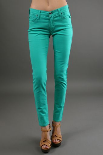 James Jeans Twiggy 5 Pocket Legging in Peppermint - Lyst