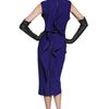 Lanvin Neoprene Pencil Dress in Blue - Lyst