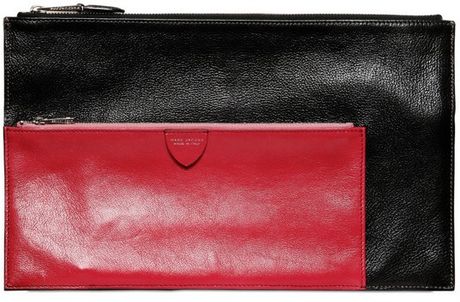 Marc Jacobs Multi Pouch Bicolored Leather Wallet in Black - Lyst