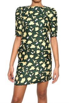 Marni Printed Silk Twill Dress - Lyst