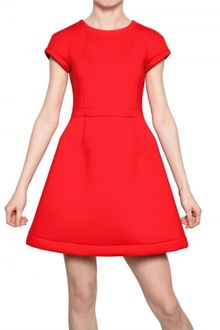 MSGM Aline Neo Fleece Dress - Lyst