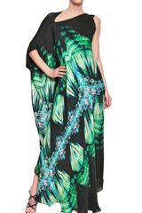 Roberto Cavalli Printed Silk Chiffon Dress