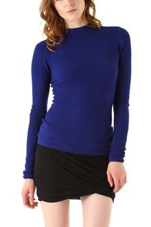 T By Alexander Wang Mock Neck Thermal Top - Lyst