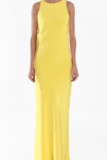 Tibi Silk Sleeveless Long Dress - Lyst