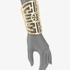 Tory Burch Wide Labyrinth Cuff Bracelet in Gold - Lyst