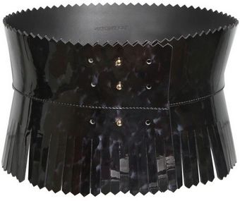 Viktor & Rolf High Waisted Patent Leather Belt - Lyst