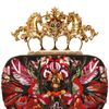 Alexander Mcqueen Embroidered Unicorn Skull Clasp Clutch in Multicolor (multi) - Lyst
