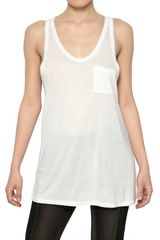 Alexander Wang Rayon Jersey Tank Top