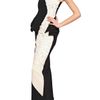 Antonio Berardi Embroidered Rayon Cady Long Dress in Black - Lyst