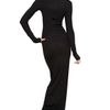 Balmain Viscose Jersey Long Dress in Black - Lyst