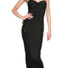 Balmain Viscose Silk Milano Stitch Dress in Black - Lyst