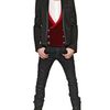 Balmain Wool Gabardine Satin Piping Jacket in Black for Men - Lyst