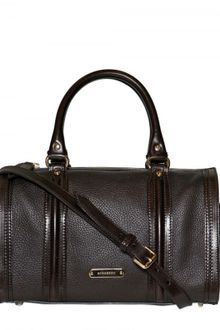 Burberry Medium Alchester Bridle Trim Leather Bag - Lyst