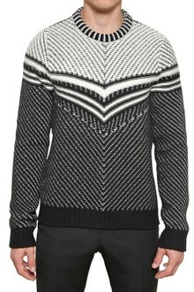 Burberry Prorsum Wool Cashmere Knitted Sweater - Lyst