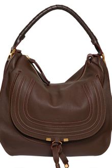 Chloé Large Marcie Textured Leather Hobo Bag - Lyst