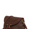 Chloé Marcie Pouch Textured Leather Bag in Brown (truffle) - Lyst