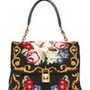 Dolce & Gabbana Medium Dolce Bag Stitched Top Handle in Black - Lyst